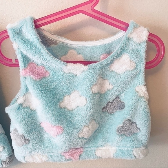 2pc set Flannel Short Tank Top Size 10 years old - Picture 8 of 9